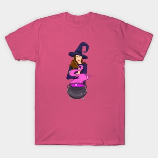 Witch Brewing Potions T-Shirt